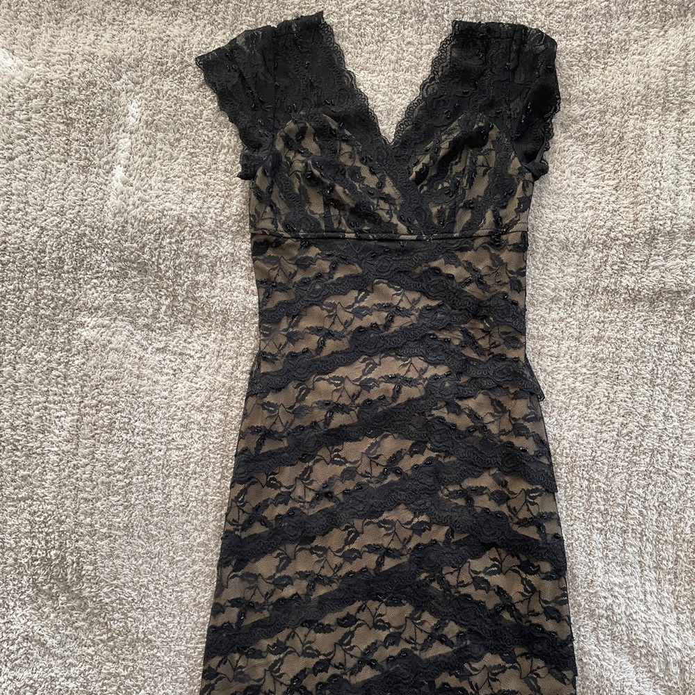 Elegant Black Lace Dress